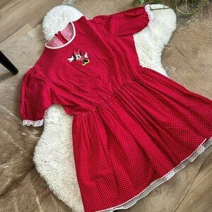 Red Polka Dot Minnie Mouse Dress